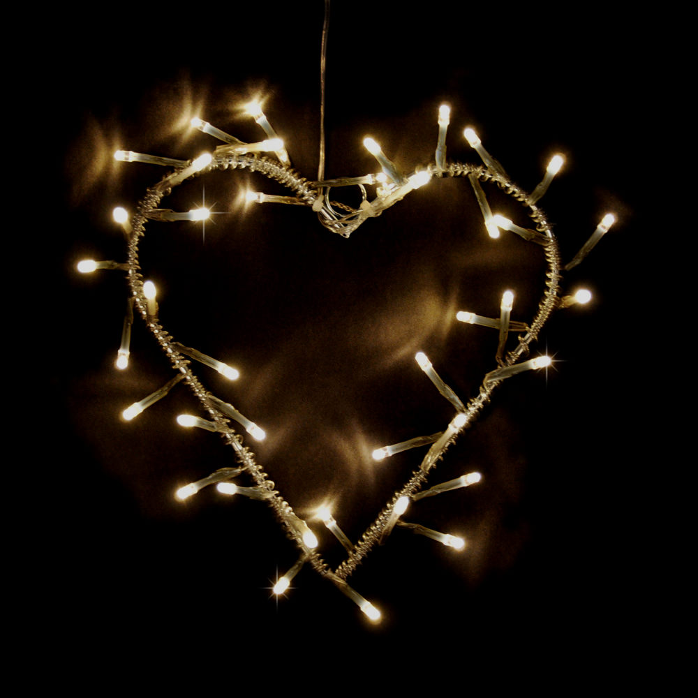 40 LED Light up Heart-