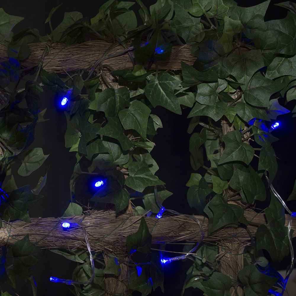 35 x Blue Battery Fairy Lights-