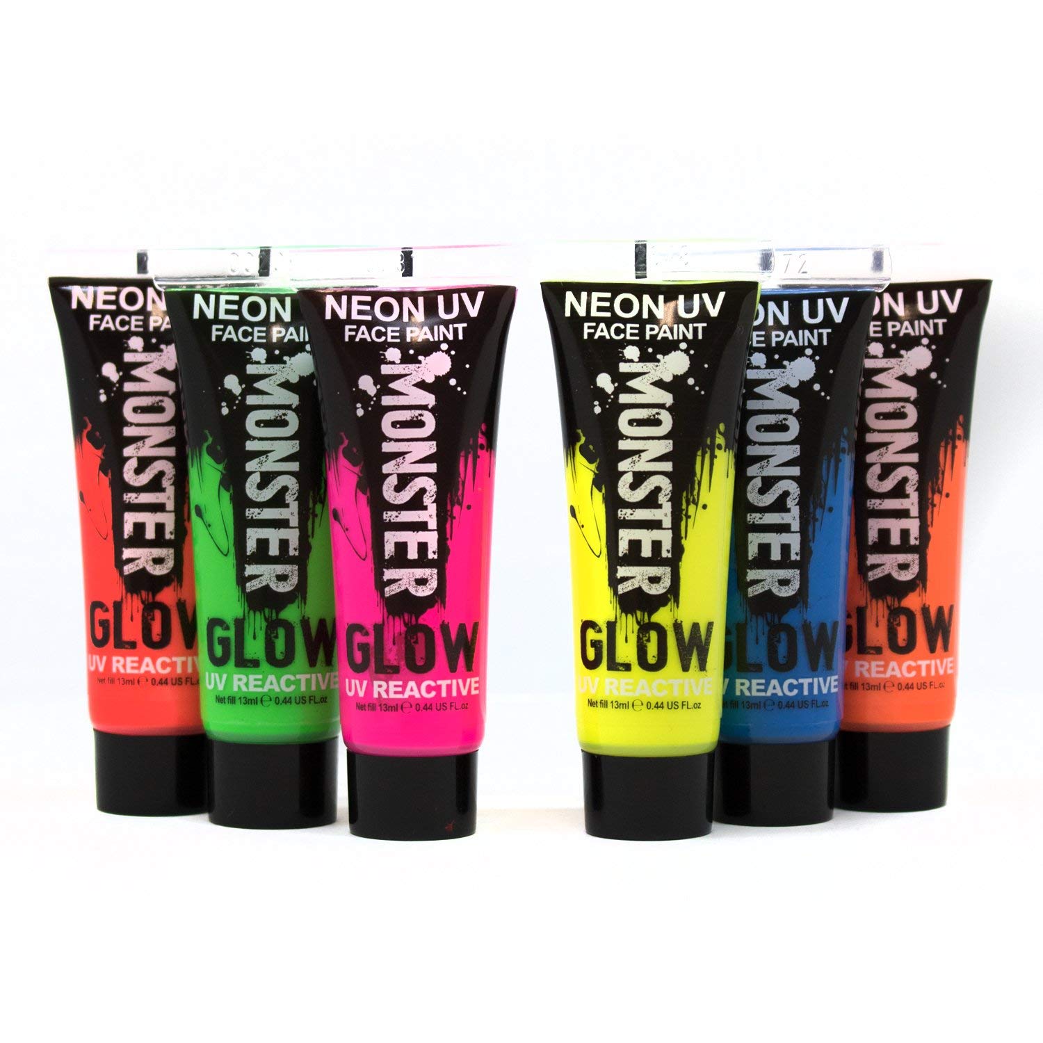  Neon White Face Body Paint (30g/1oz), Water Based UV