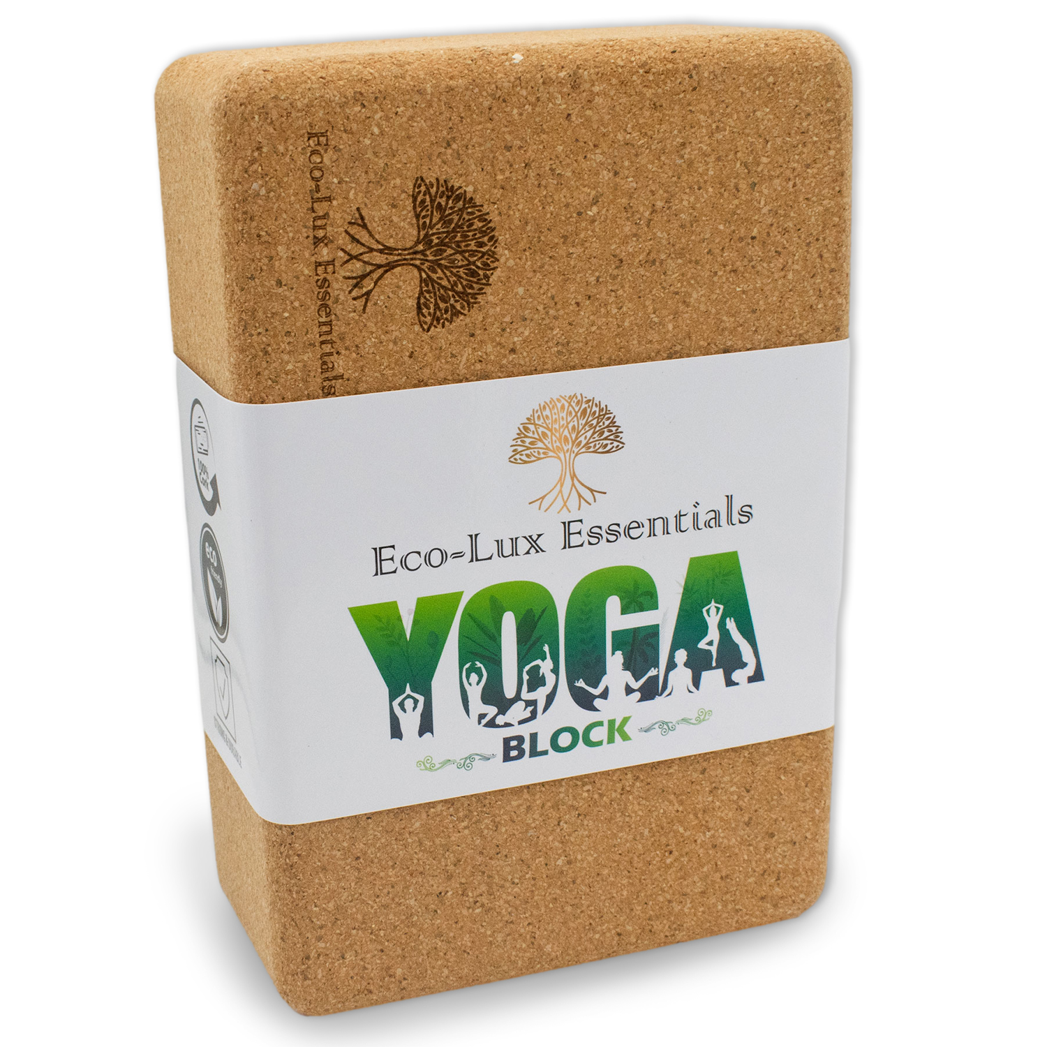 ESSENTIALS CORK YOGA BLOCK