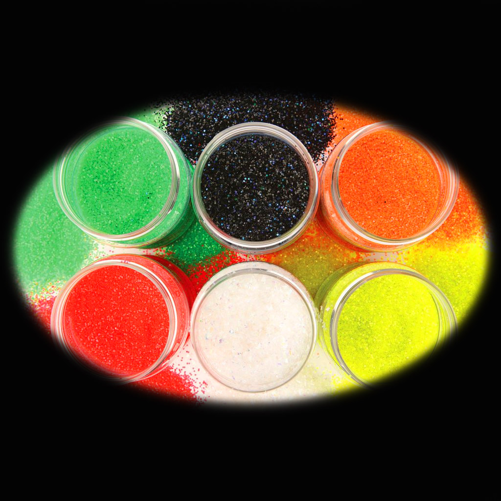 Fluorescent Glitter Shaker-