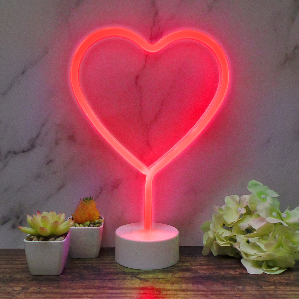 Heart lamp store light