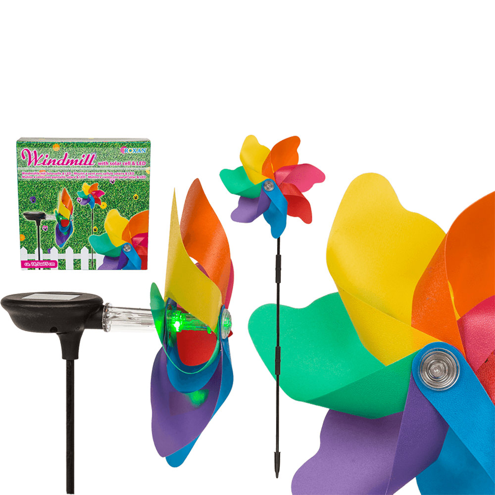 Multicolour Solar Windmill-