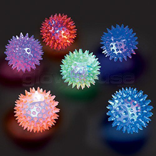 Flashing Spikey Massage Ball