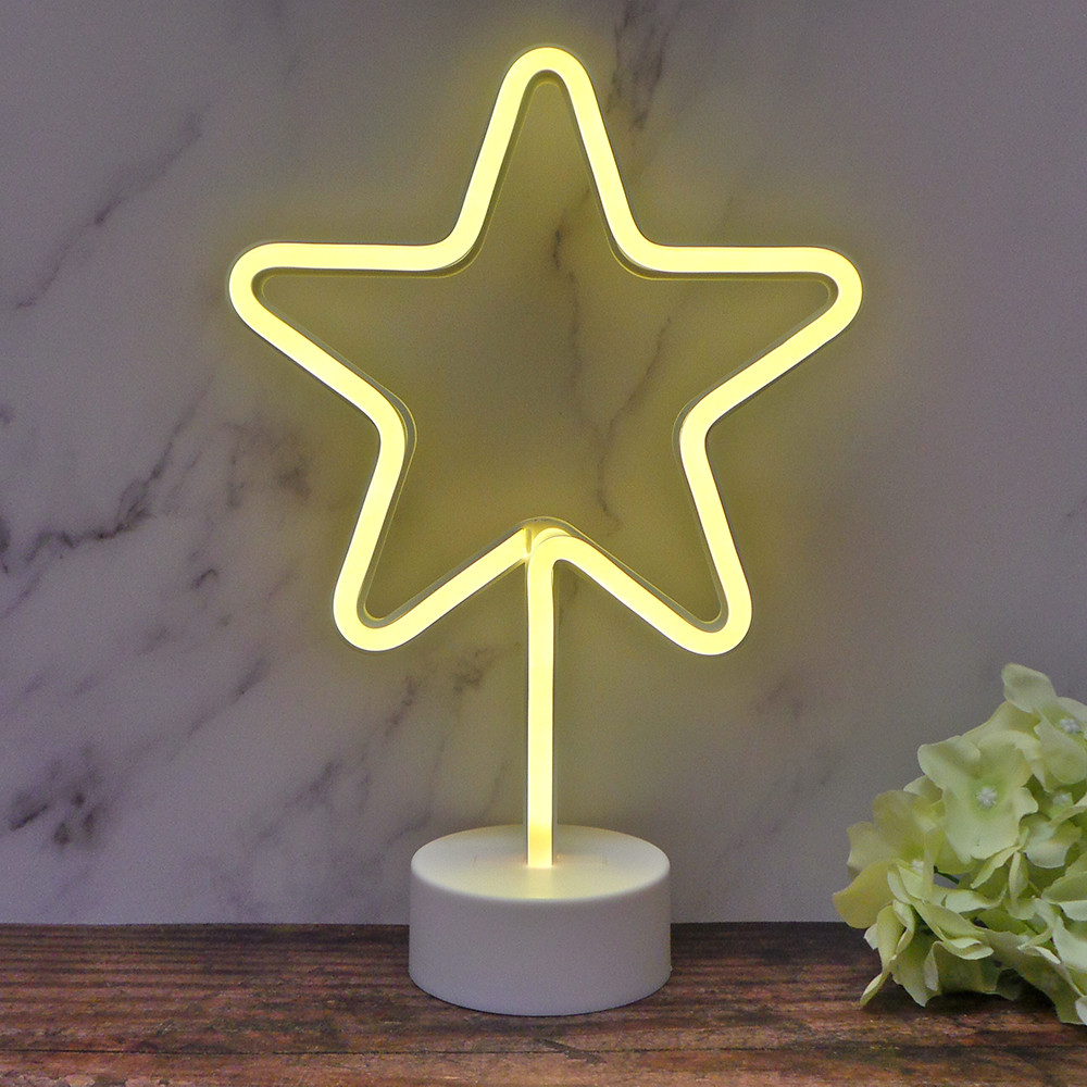 Star Neon Stand Light-