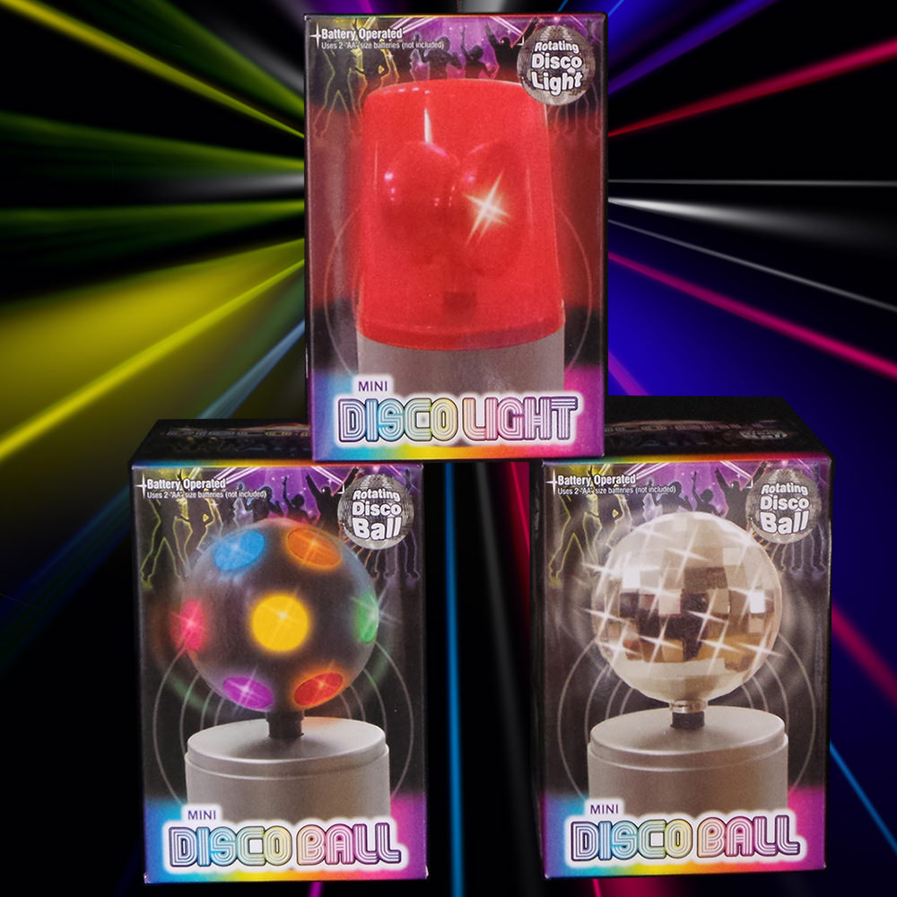 Mini Disco Lights 3 Per Set-