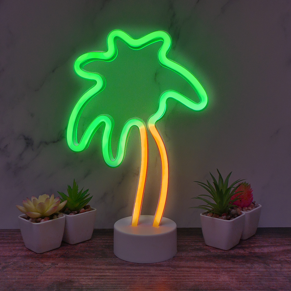 img-Palm Tree Neon Stand Light-0